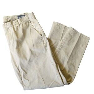Bonobos Chino Pants Men's 33x30 Light Beige Tailored Fit Flat Front Casual